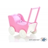 Puppenwagen Mila Weiß Fuchsie 55026-719