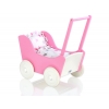 Puppenwagen Mila Weiß Fuchsie 55026-764