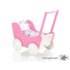 Puppenwagen Mila Weiß Fuchsie 55026-764