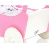 Puppenwagen Mila Weiß Fuchsie 55026-764