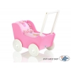 Puppenwagen Mila Weiß Fuchsie 55027-558