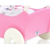 Puppenwagen Mila Weiß Fuchsie 55027-764