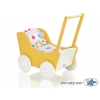 Puppenwagen Mila Weiß Gelb 145026-548