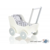 Holz Puppenwagen Mila Weiß Grau 65025-770