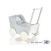 Puppenwagen Holz Mila Weiß Grau 65026-583