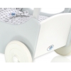Puppenwagen  aus Holz Mila Weiß Grau 65026-619