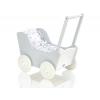 Puppenwagen  aus Holz Mila Weiß Grau 65026-740