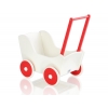 Puppenwagen Mila Weiß mit Rot 125025