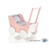 Puppenwagen Mila Weiß Puderrosa 15026-767