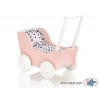 Puppenwagen Mila Weiß Puderrosa 15027-767