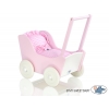 Puppenwagen Mila Weiß Rosa 85026-384