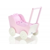 Puppenwagen Mila Weiß Rosa 85026-553