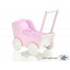 Puppenwagen Mila Weiß Rosa 85026-553