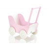 Puppenwagen Mila Weiß Rosa 85026