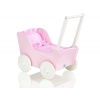 Puppenwagen Mila Weiß Rosa 85027-553