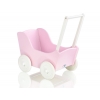 Puppenwagen Mila Weiß Rosa 85027
