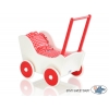 Puppenwagen Mila Weiß Rot 125025-385