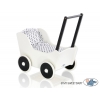 Puppenwagen Mila Weiß Schwarz 115025-738