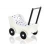 Puppenwagen Mila Weiß Schwarz 115025-739