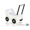 Puppenwagen Mila Weiß Schwarz 115025-739