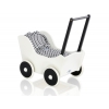 Puppenwagen Mila Weiß Schwarz 115025-746