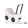Puppenwagen Mila Weiß Schwarz 115025-767