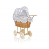Puppenwagen Korbgeflecht