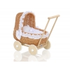 Puppenwagen Holz und Weide
