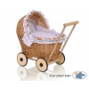 Puppenwagen Weide Bettwäsche Grau nr 1702-523