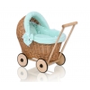 Puppenwagen Weide Bettwäsche Minze nr 1703-1031