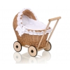 Puppenwagen Weide Bettwäsche Weiß nr 1702-516
