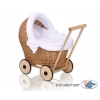 Puppenwagen Weide Bettwäsche Weiß nr 1703-516