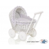 Puppenwagen Weide Weiß Bettwäsche Bettset Grau nr 71702-523
