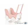 Puppenwagen Weiß Puderrosa 15026