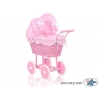 Rosa Weide Puppenwagen Bettwäsche Rosa Kariert nr 51699-384