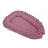 Rüsche Babykokon - pastellviolett
