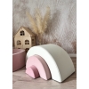 Schaumstoff Spielset Regenbogen Rosa