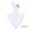 Schmusehase für Baby Doppelseitig Häschen - Blumenmuster-Rosa
