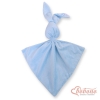 Schmusehase für Baby Doppelseitig Häschen - Simple blaue Elefanten