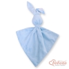 Schmusehase für Baby Doppelseitig Häschen - Simple blaue Eulen
