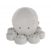 Schmusekrake groß - grau - Polka Dot Minky