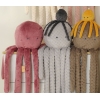 Schmusekrake groß - grau - Polka Dot Minky