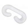 Schwangerschaftskissen C Form - Grau-Blumenmuster
