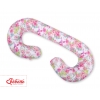 Schwangerschaftskissen C Form - Kolibri in Blumen