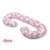 Schwangerschaftskissen C Form - Kolibri in Blumen