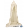 Set: Betthimmel + Rüschennestchen - beige