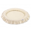 Set: Betthimmel + Rüschennestchen - beige