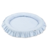 Betthimmel mit Rüschennestchen für Babyzimmer - blau