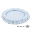 Betthimmel mit Rüschennestchen für Babyzimmer - blau