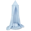 Set: Betthimmel + Spielmatte + Kissen - blau